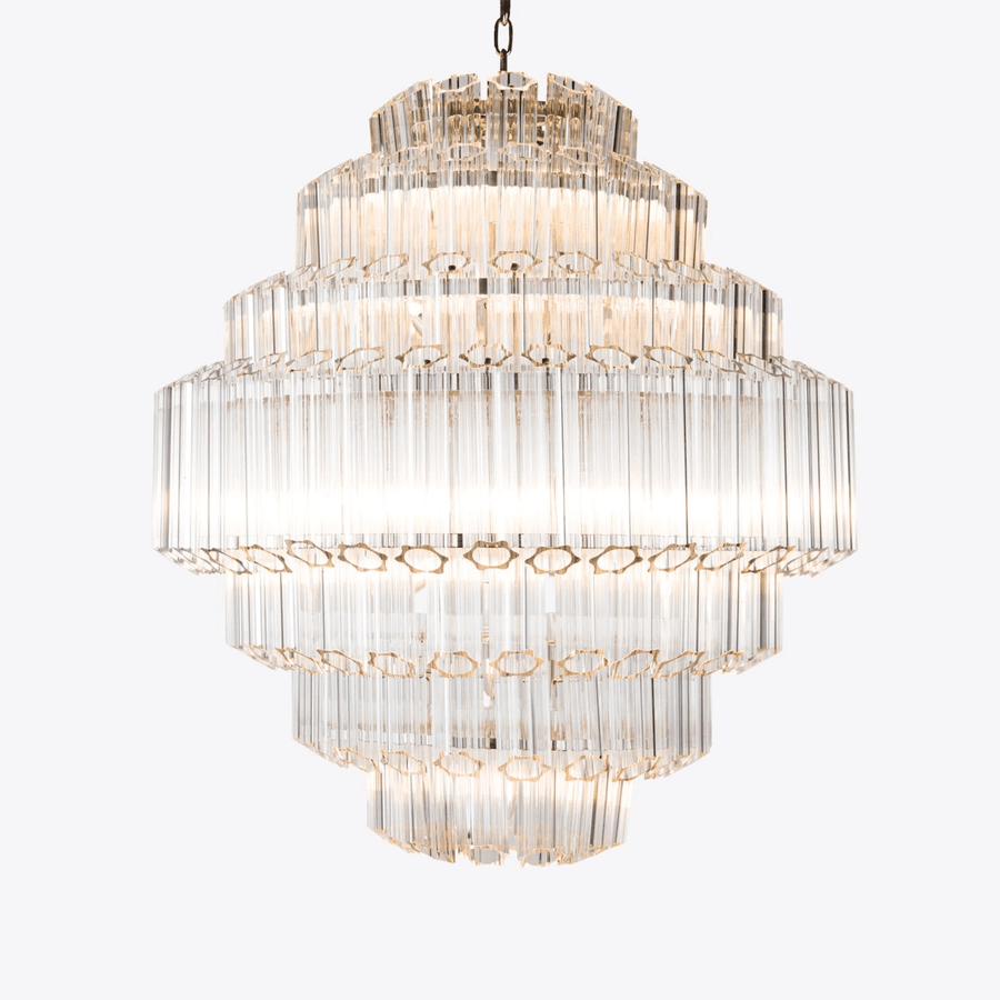 Clear Grande Palermo Chandelier - Vakkerlight