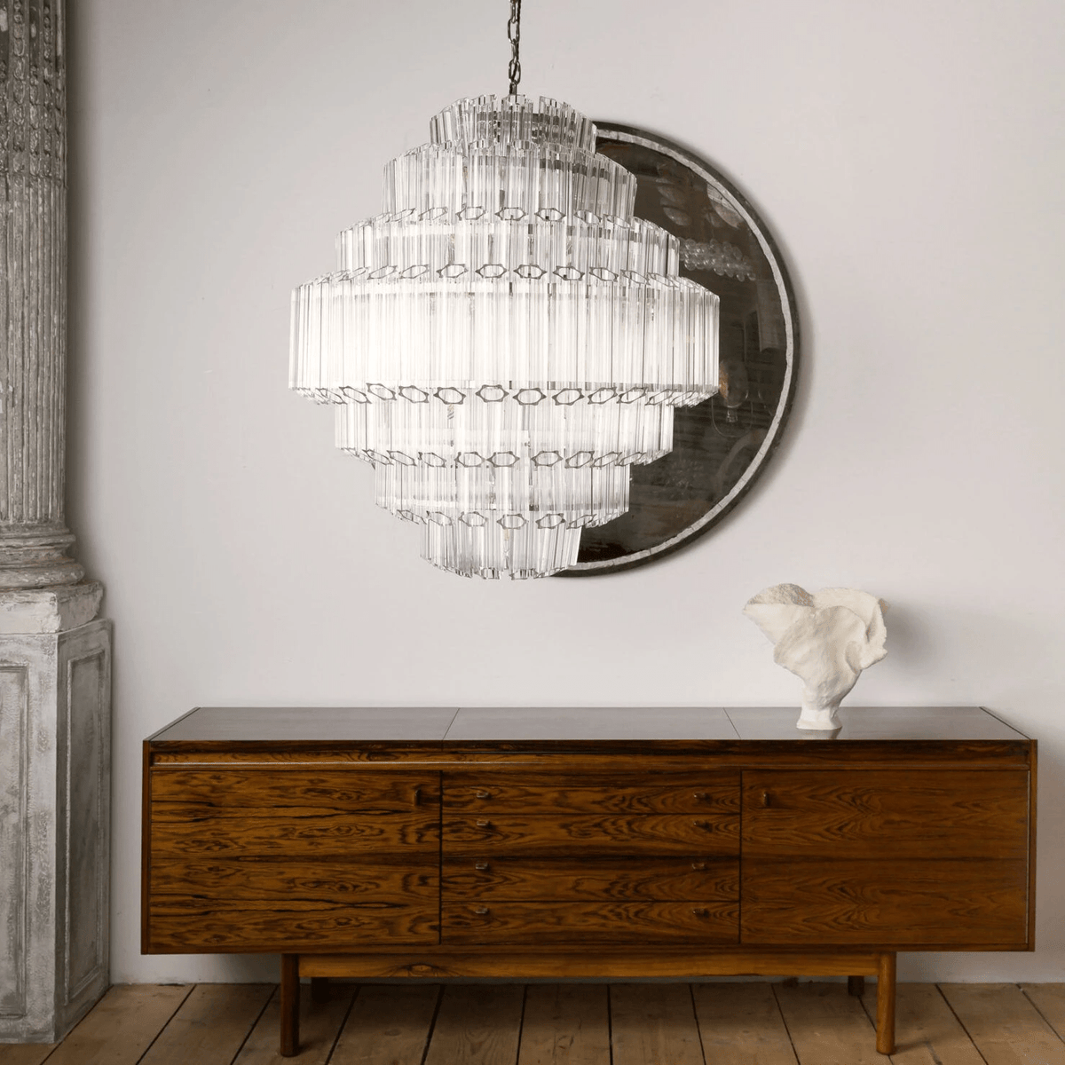 Clear Grande Palermo Chandelier - Vakkerlight