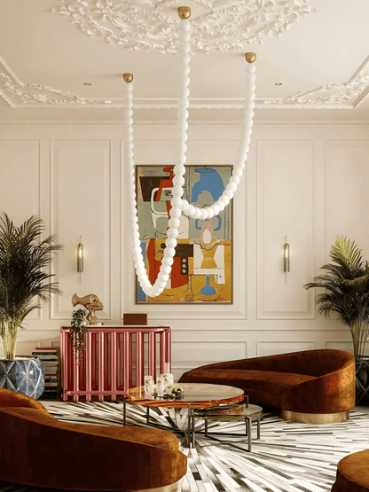 Halti Necklace Acrylic Chandelier