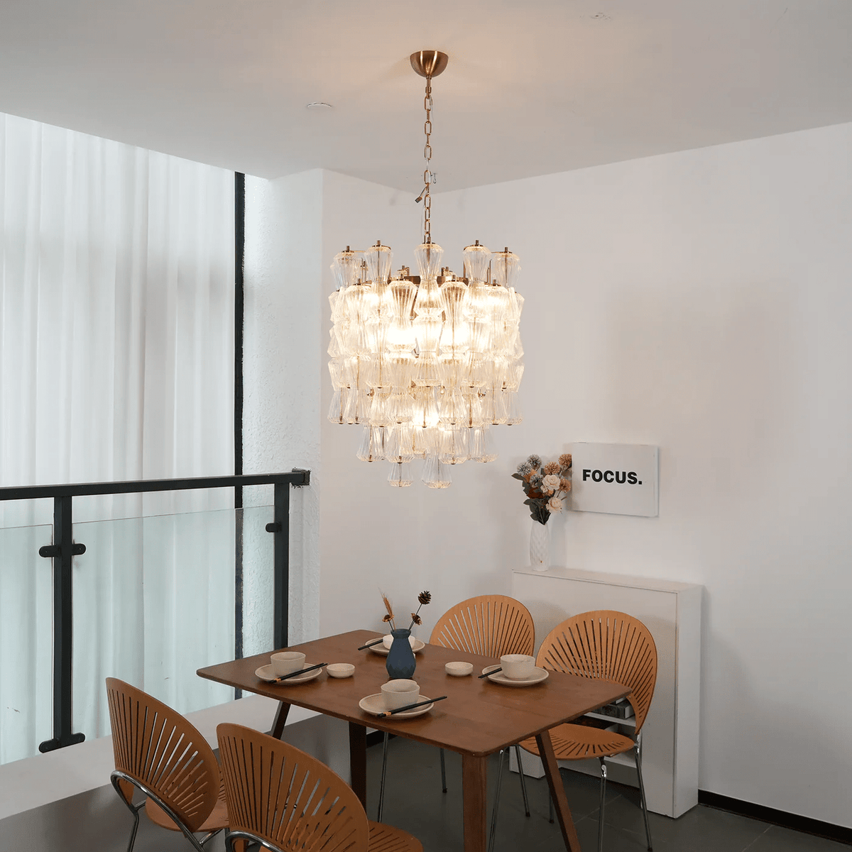 Florenzia Murano Glass Chandelier - Vakkerlight