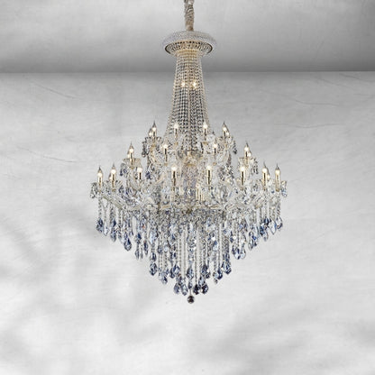 Luster Gaze Grand Empire K9 Crystal Chandelier - Background Shot