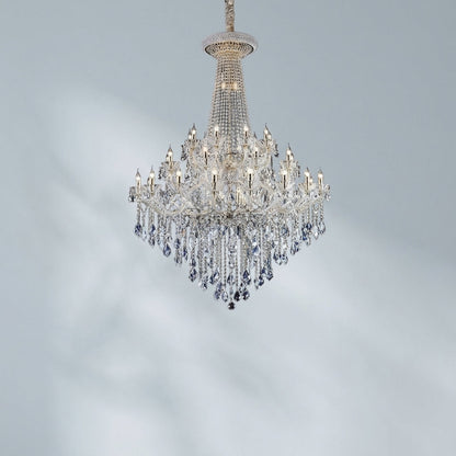 Luster Gaze Grand Empire K9 Crystal Chandelier - Background Shot