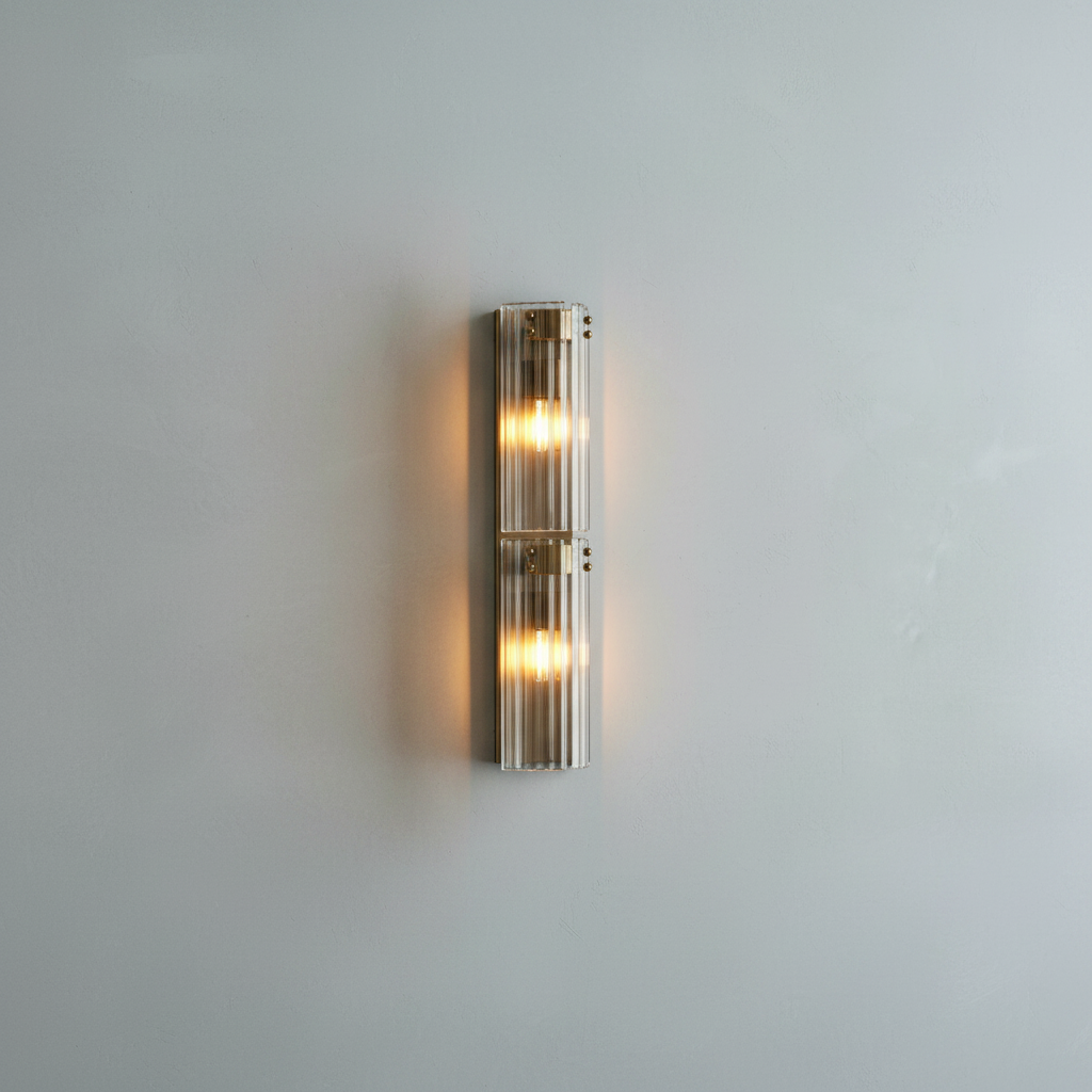 Luster Gaze Radiant Reeded Wall Sconce - Background Shot