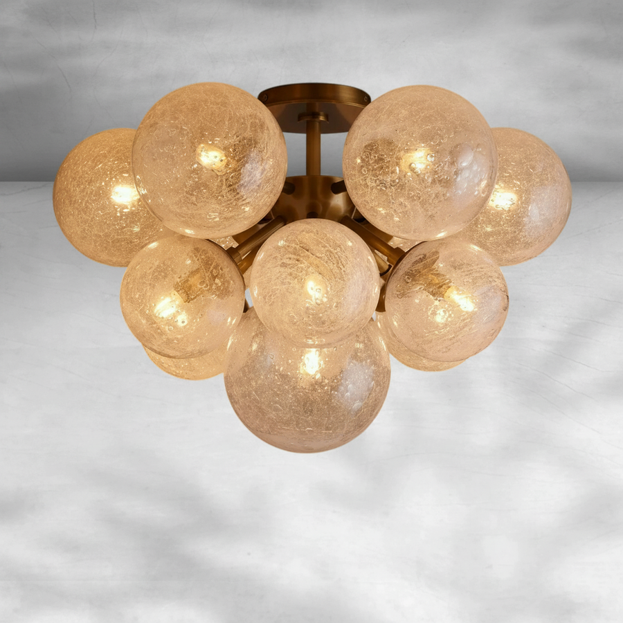 Luster Gaze Artisan Radiance Flushmount - Background Shot