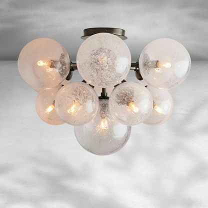 Luster Gaze Artisan Radiance Flushmount - Background Shot