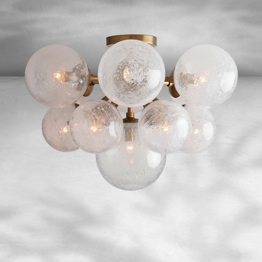 Luster Gaze Mirandel Flushmount - Studio Shot