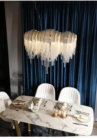 HA Alisa Long Branch Chandelier
