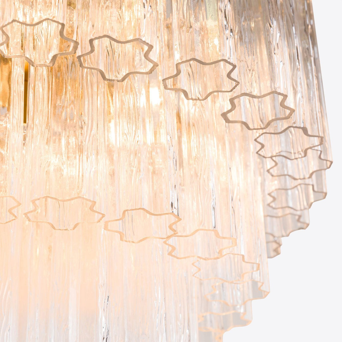Medium Treviso Murano Chandelier 28"