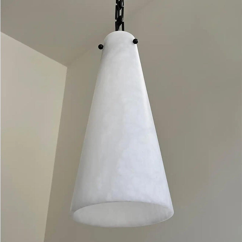 Contemporary Casey Alabaster Pendant Light For Kitchen Island, Living Room