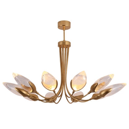 Olive Modern Brass Pendant Lamp