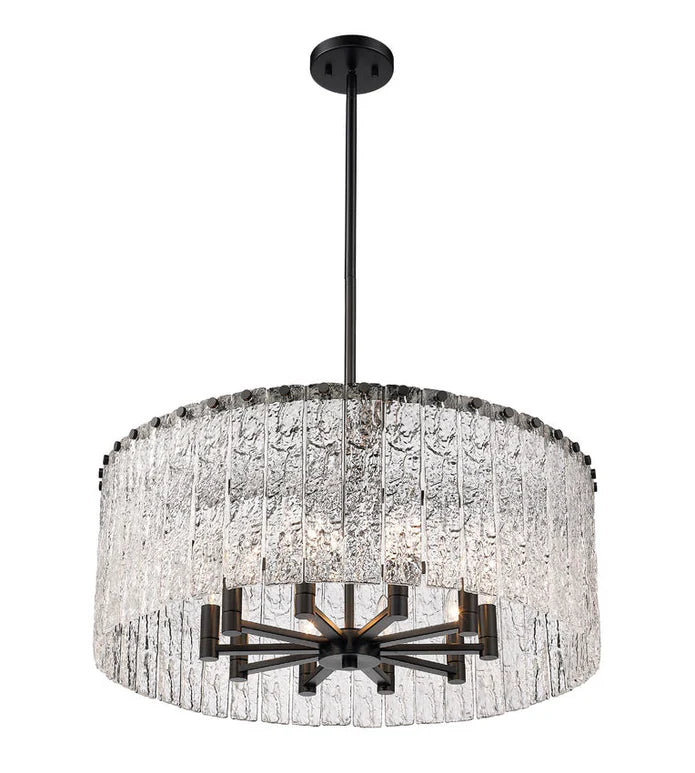 Haloire  Round Glass Chandelier