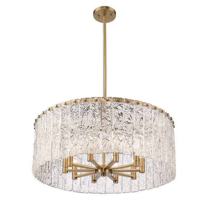 Haloire  Round Glass Chandelier