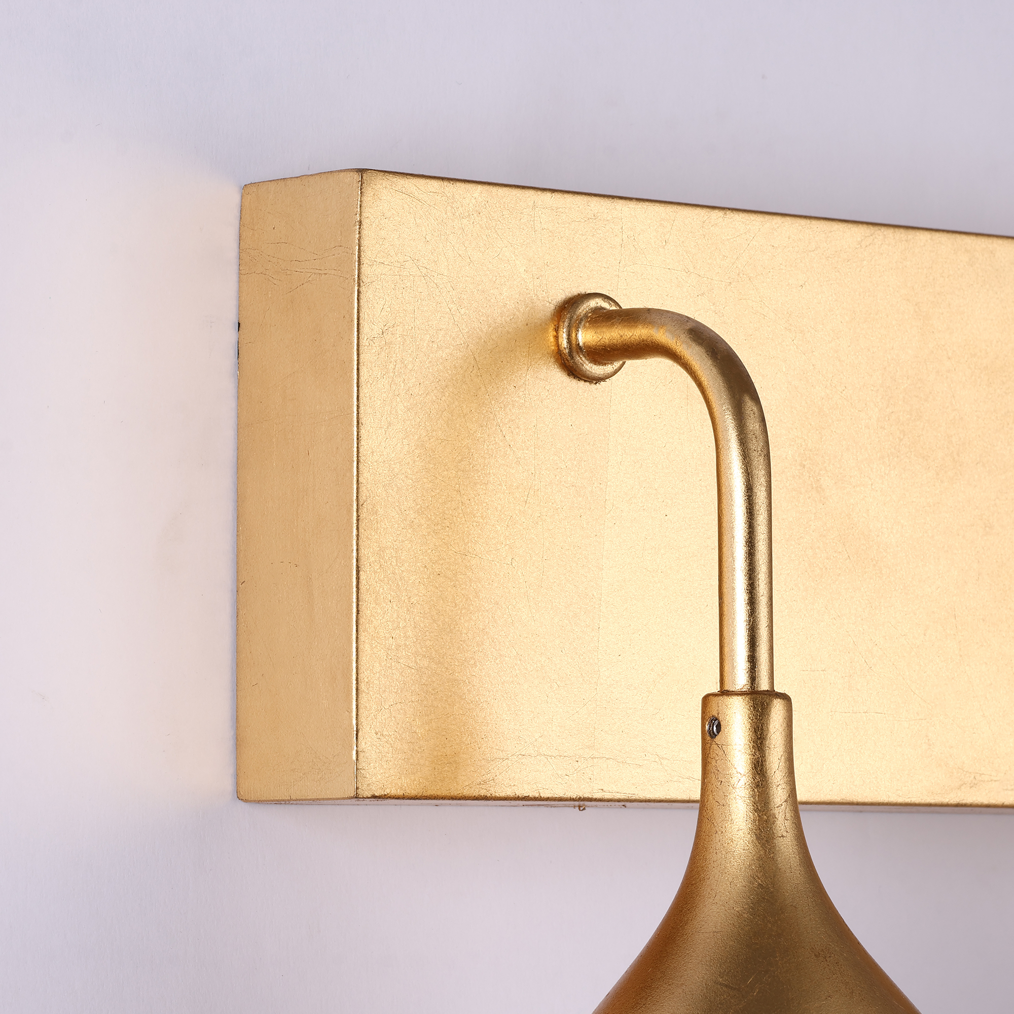Olive Modern Brass Wall Sconce