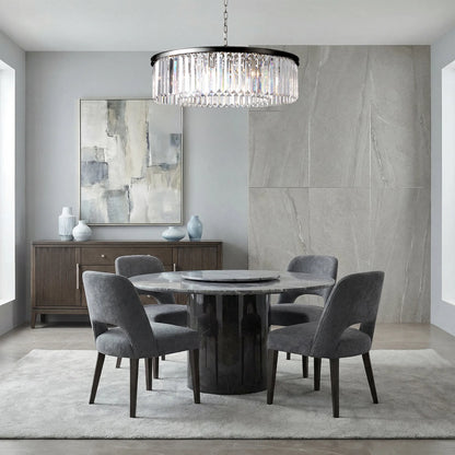 Lenthorne Crystal Round Chandelier