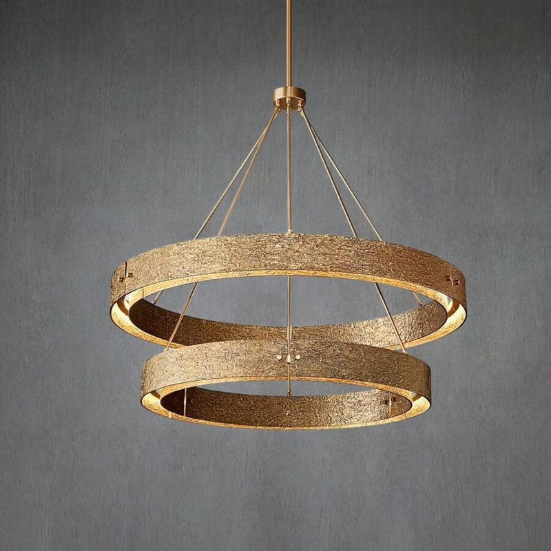 Veuvery Two-Tier Round Chandelier D 60"