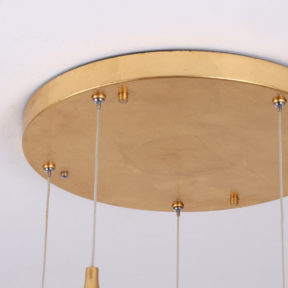 Olive Modern Brass Pendant Lamp