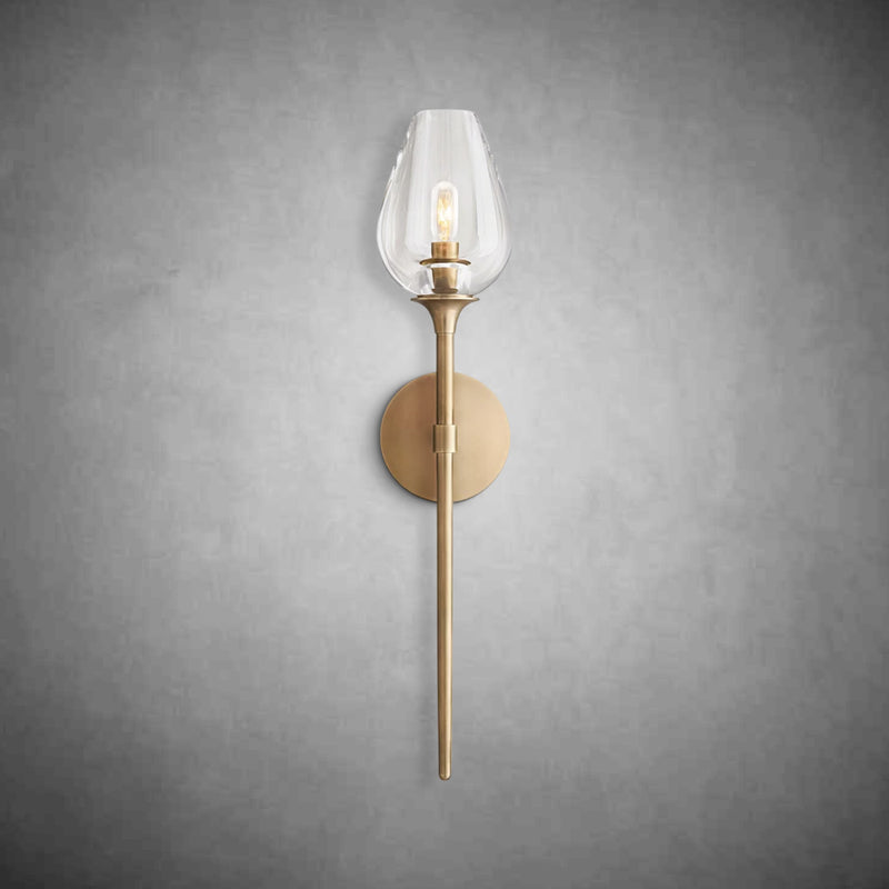 Harper Tulpe Modern Glass Wall Sconce