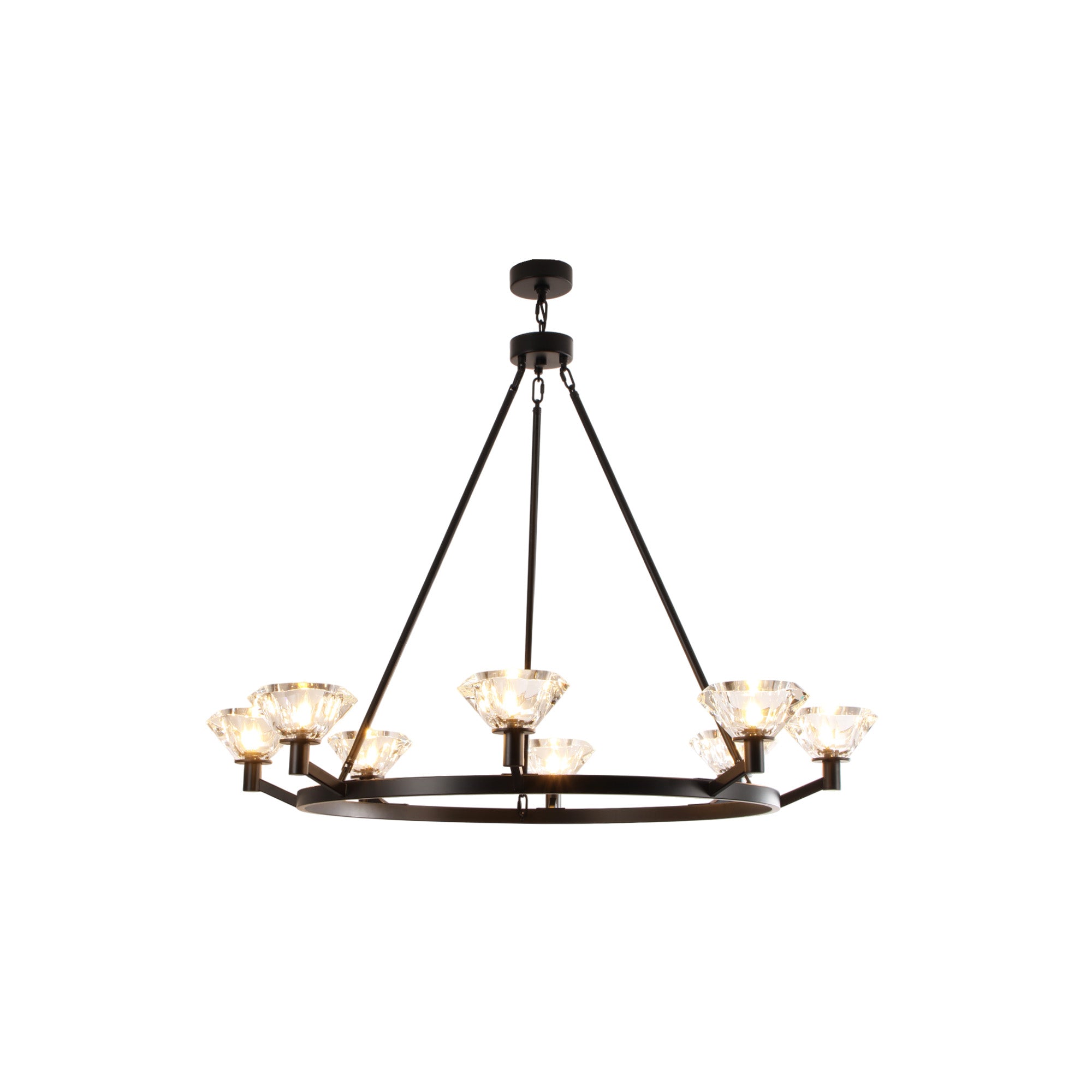 K9 Crystal Cup Chandelier