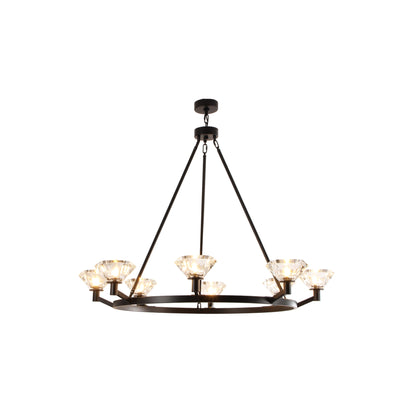 K9 Crystal Cup Chandelier
