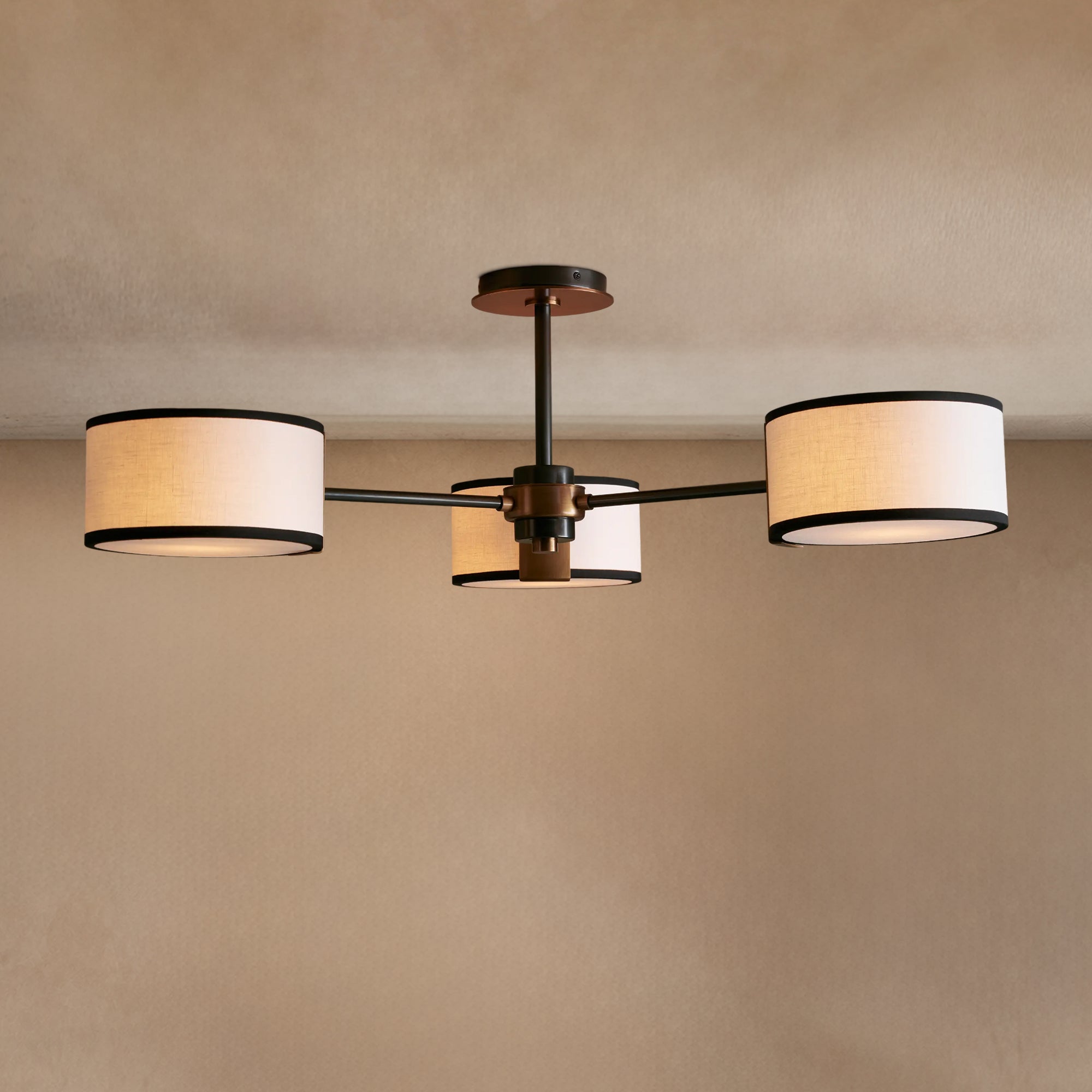 Daphne Fabric Flush Mount