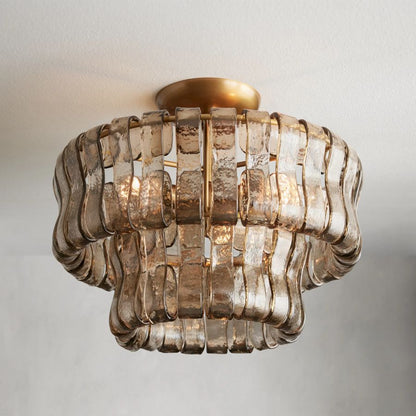 Givrelle Glass Flushmount