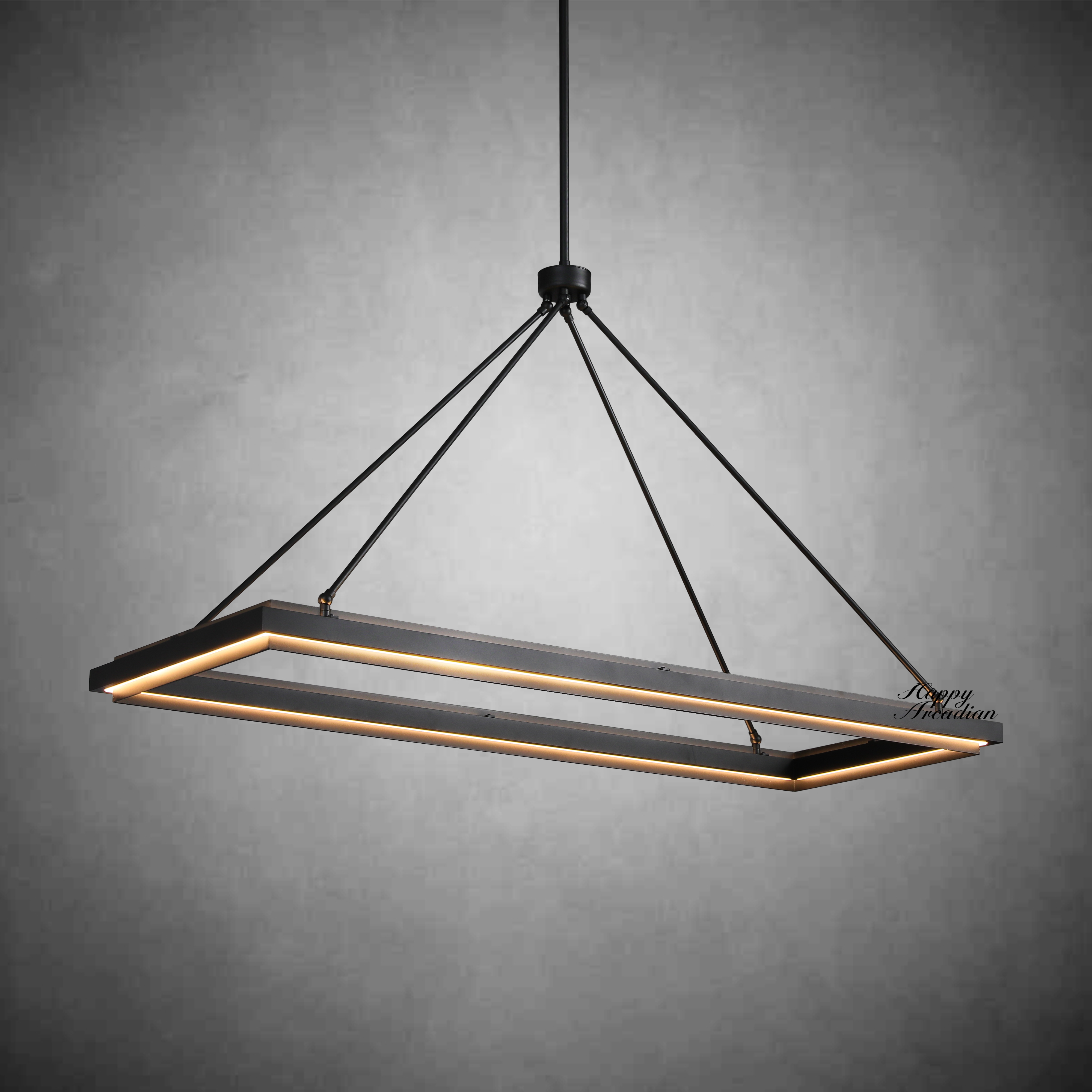 HA Peralta Rectangular Chandelier