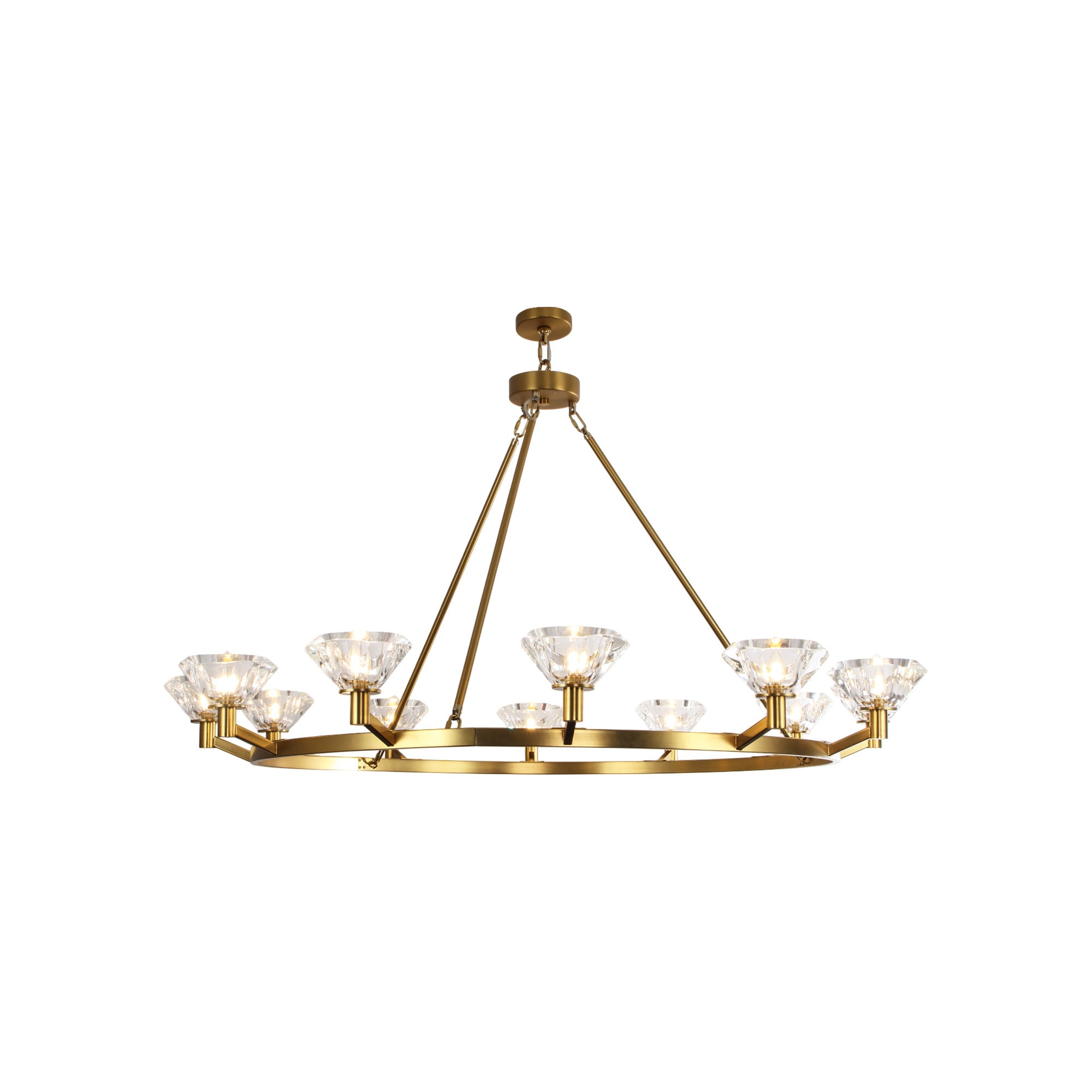 K9 Crystal Cup Chandelier