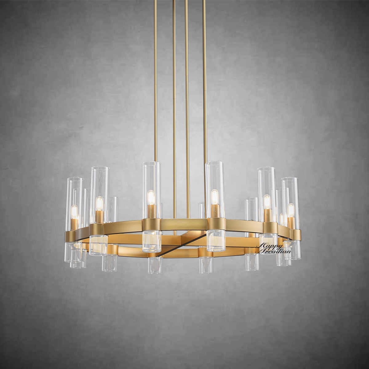 HA Rebecca Round Chandelier 36″, 12-Lights