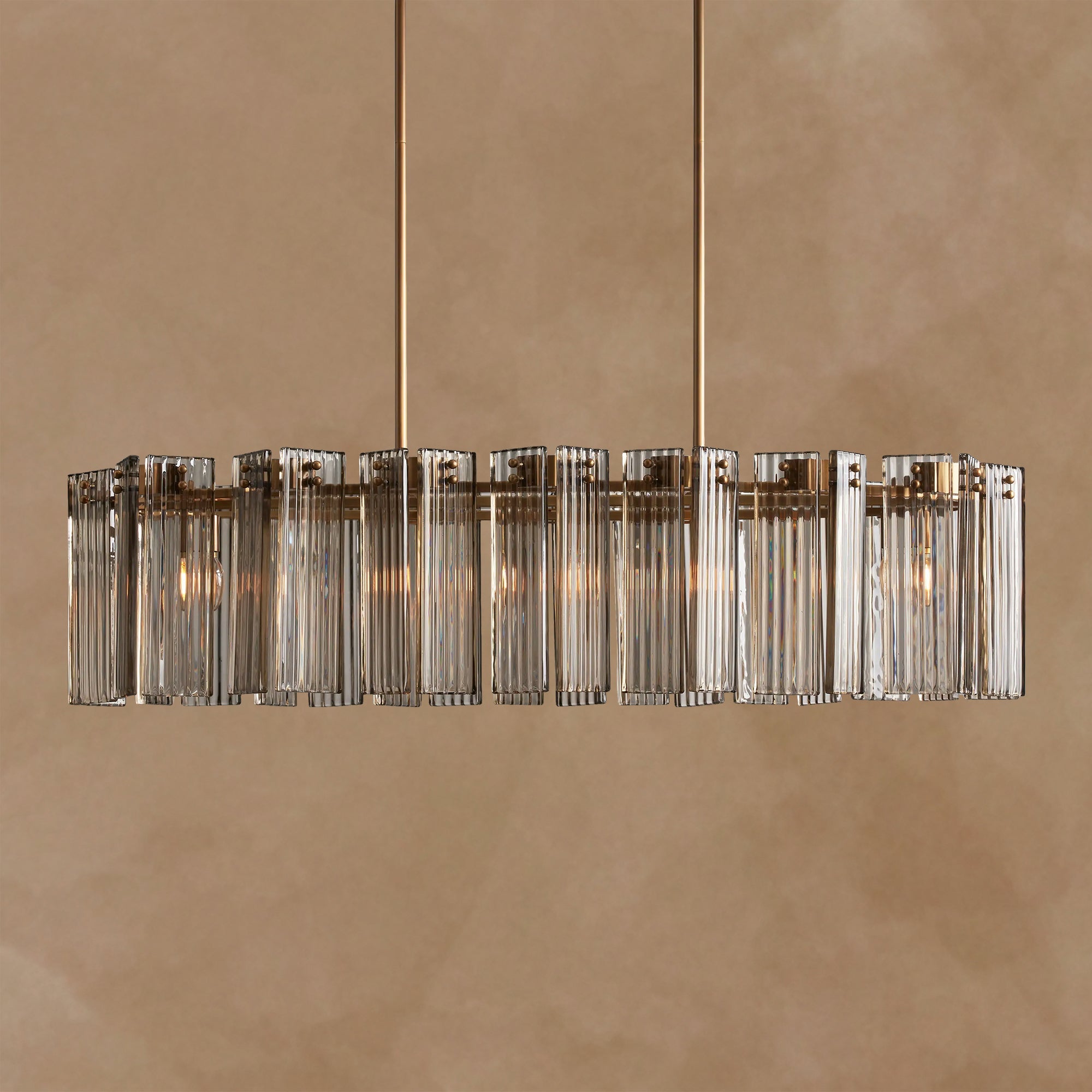 Delsie Oval 2 Tiered Chandelier