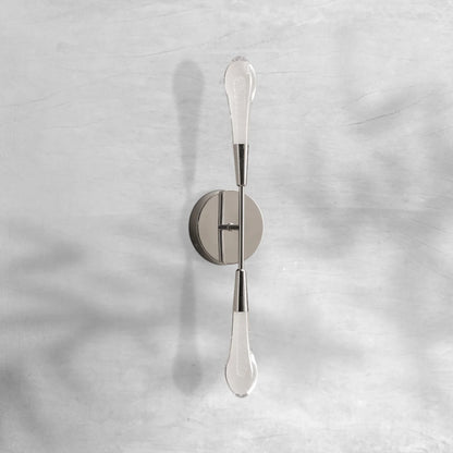 Elegant Sorenza Double Sconce with LED and Brass Finish