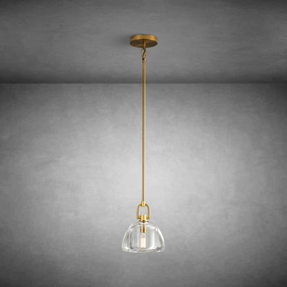7" Glass Modern Pendant Light