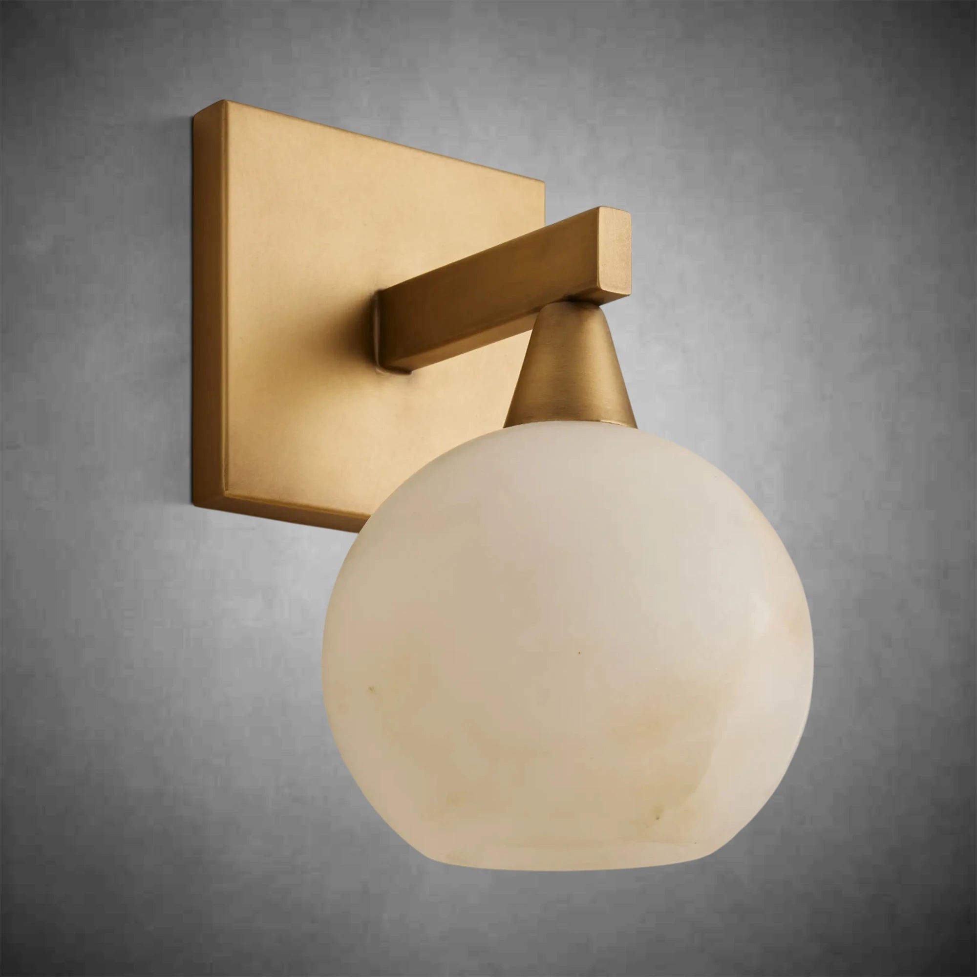 Arica Alabaster Sconce 1 Light