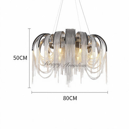 HA Alisa Luxury Round Decor Chandelier