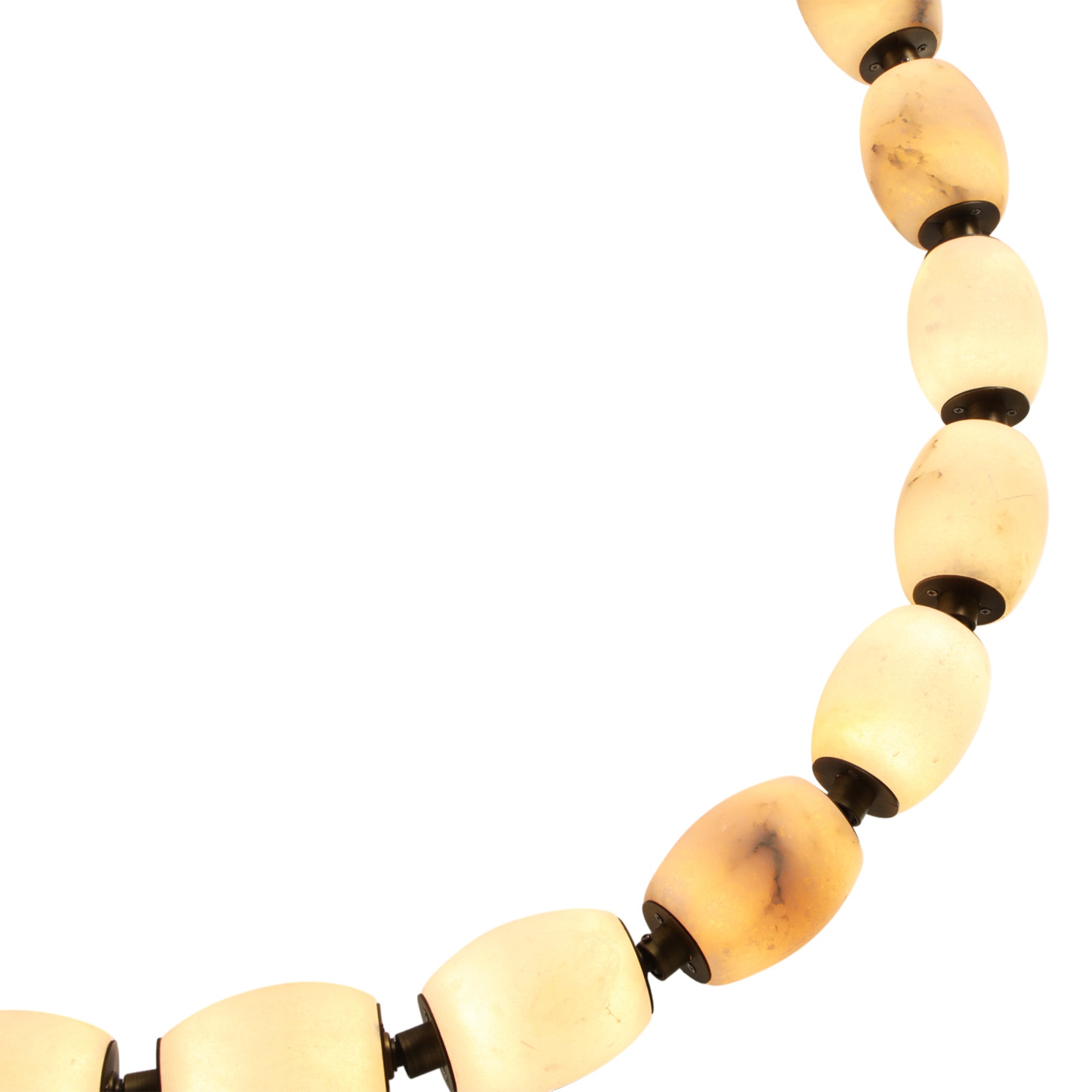 Alabaster Bead LED Pendant Light