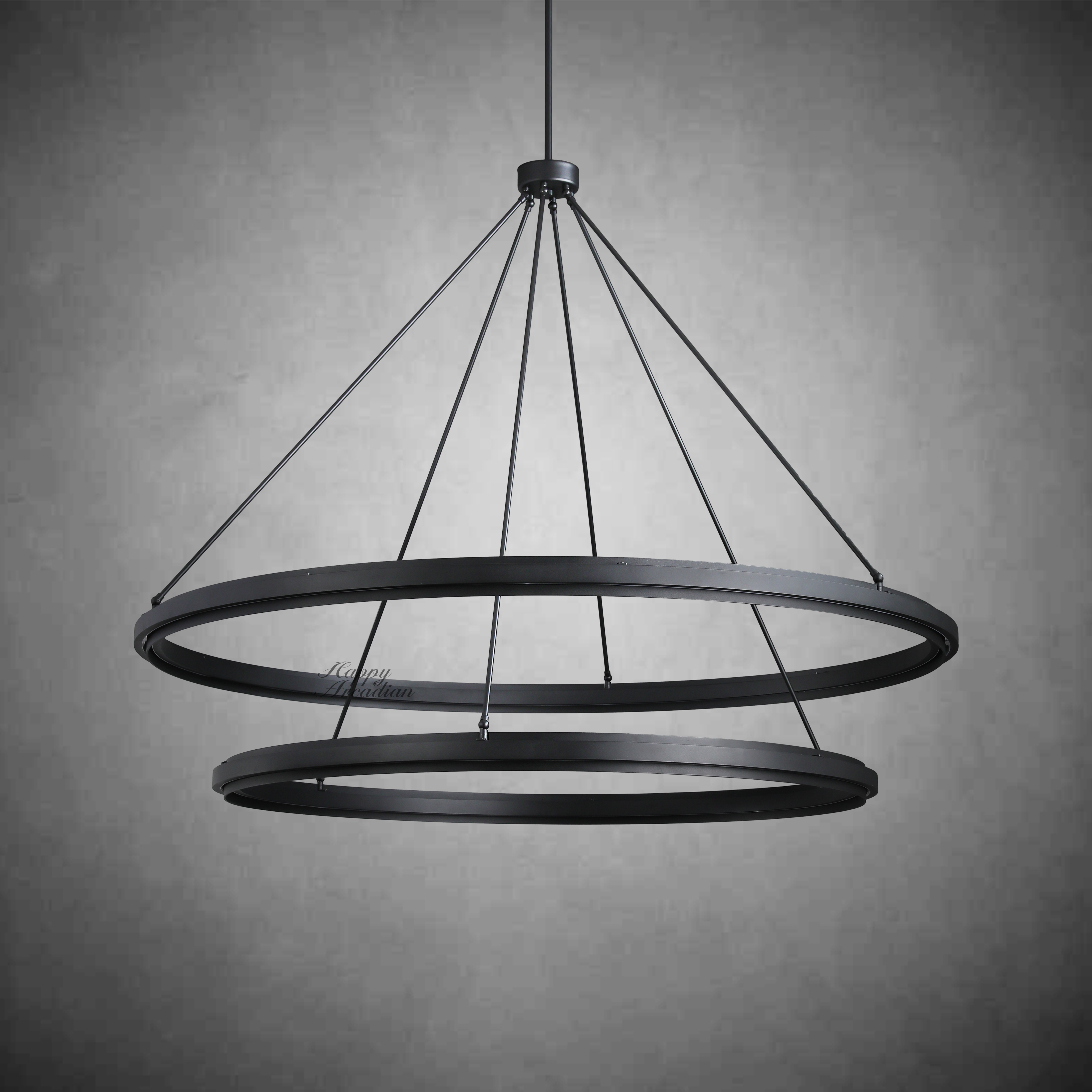 HA Peralta Two-Tier Chandelier 60''