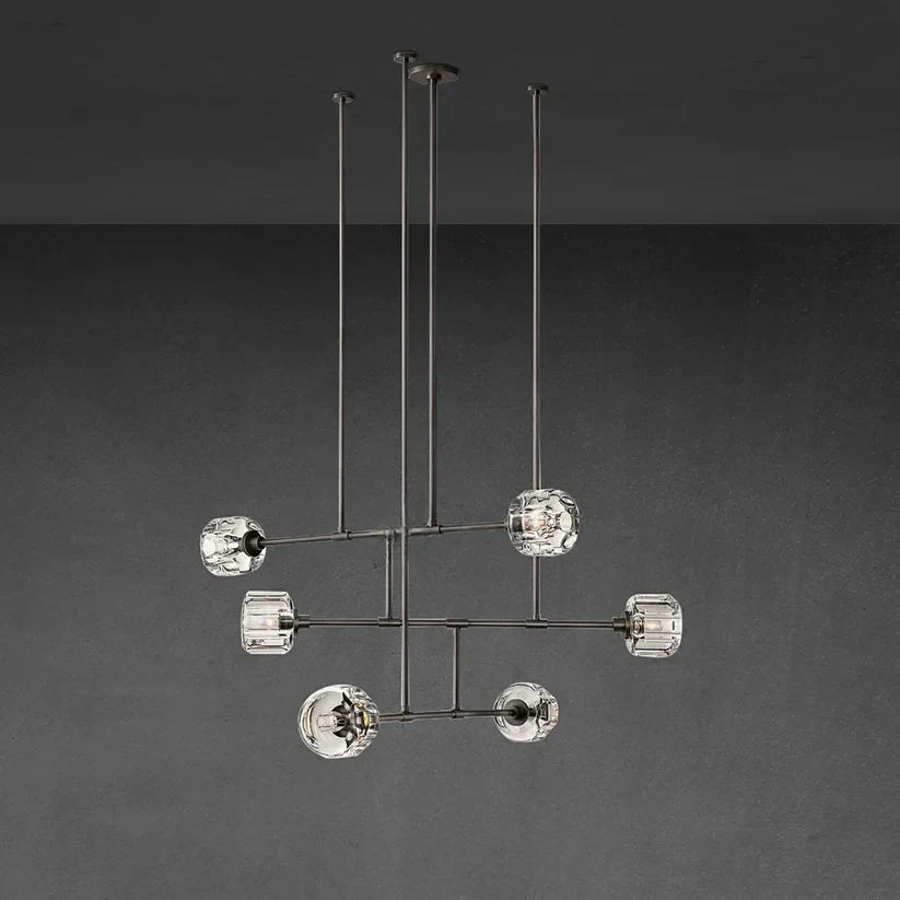 Maelis Mobile Round Chandelier 48" 62"