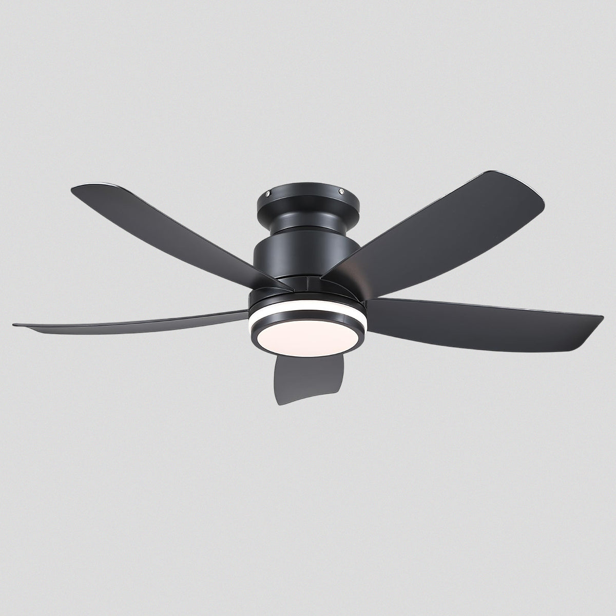 Recessed Remote Control Ceiling Fan Light 41"