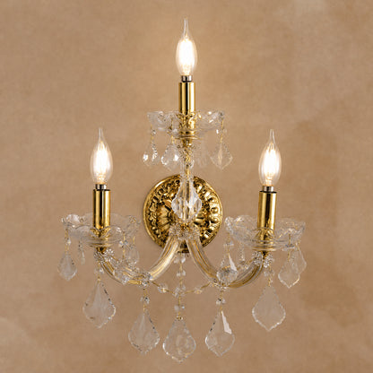 Extra Large Elegant Crystal Chandelier in Branch Style with Candle Layers for Stairs Living Room and Foyer