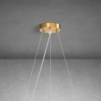 Modern Round Crystal Chandelier