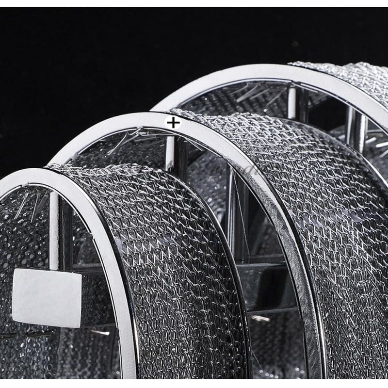 HA Alisa Plated Aluminum Tassel Wall Sconce