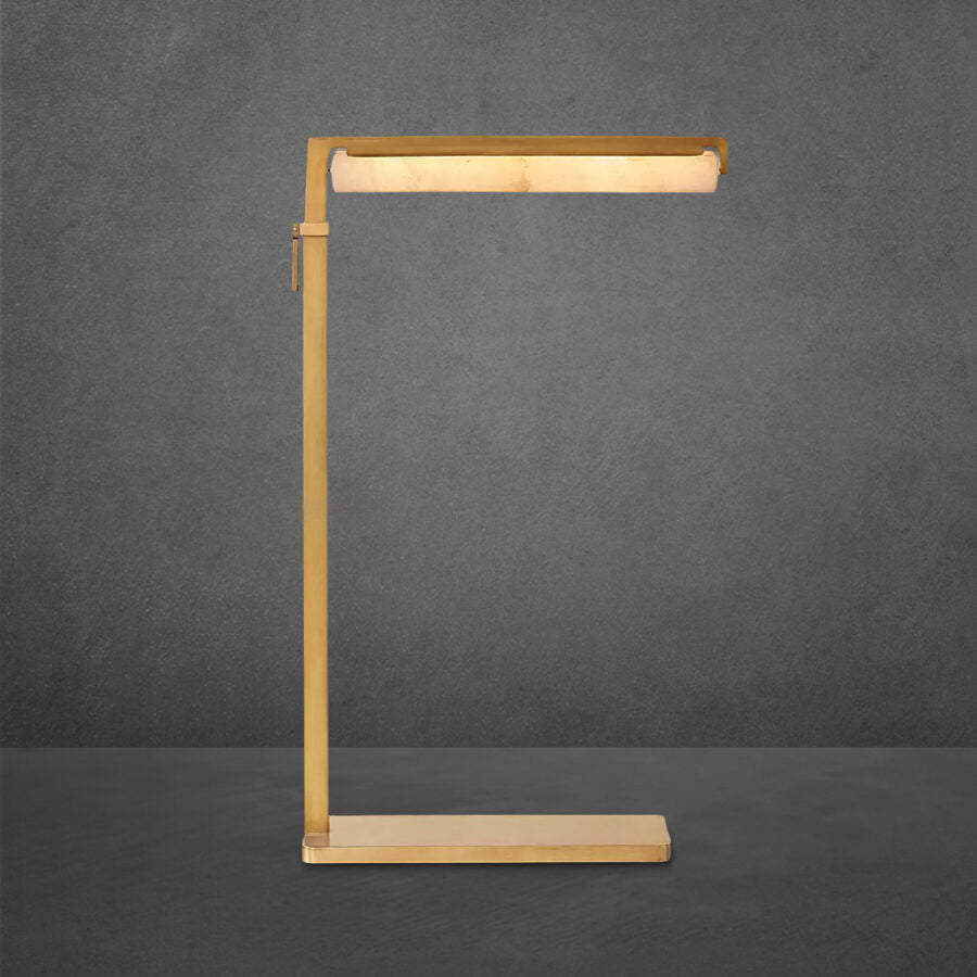 Aurivox Alabaster Task Floor Lamp