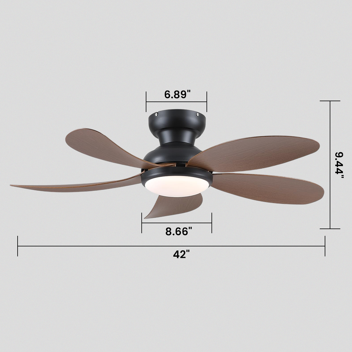 Graceshire contemporary ceiling fan