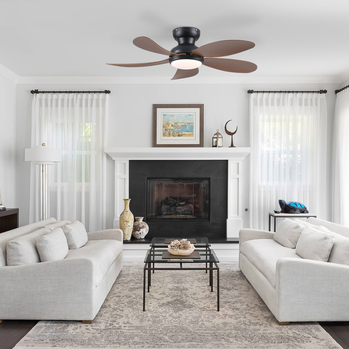 Graceshire contemporary ceiling fan