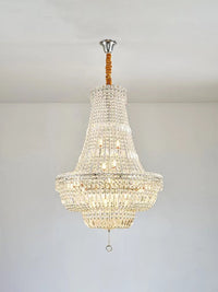 Extra Large Multi-layer Modern Light Luxury Crystal Chandelier for Living / Dining Room / Villa