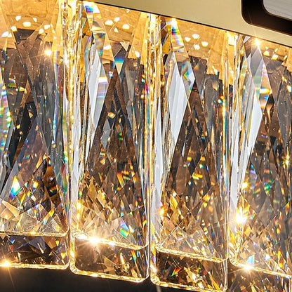 New Designer Recommended Modern Light Luxury Round/Oval Crystal Chandelier for Living Room/Dining Room