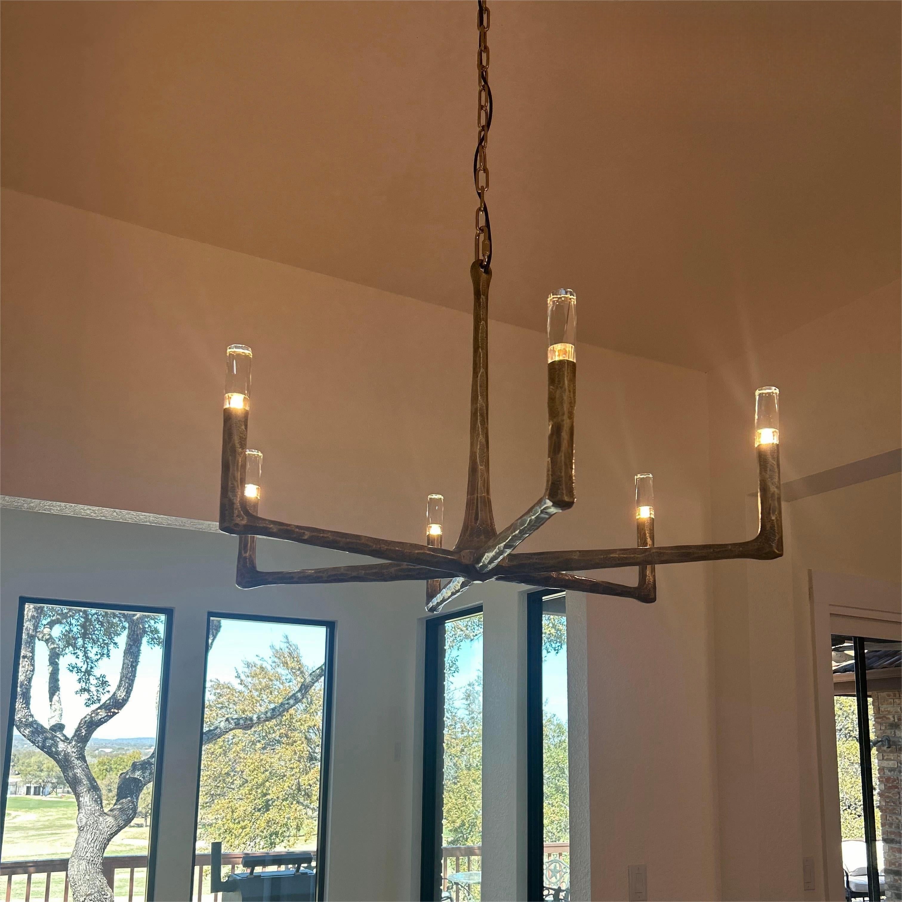 Thalen Forged Round Chandelier 36"48" 60" 72"