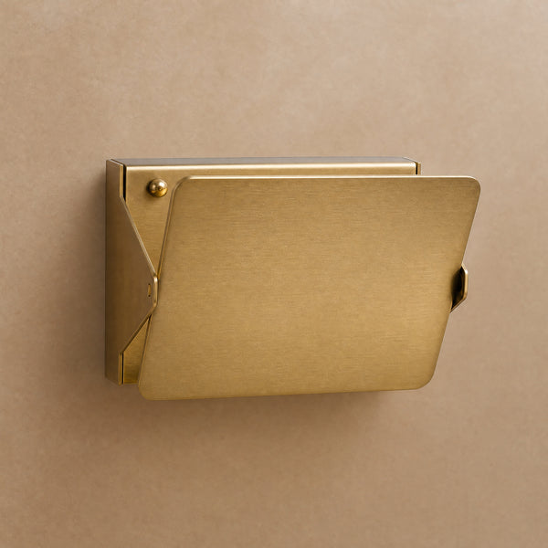 Brass Sconce with Flip Front