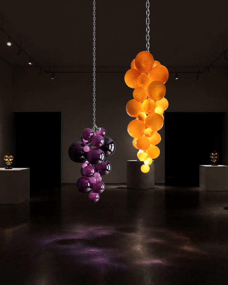 Velymo Grapetta Grape Swag Chandelier 23.6"