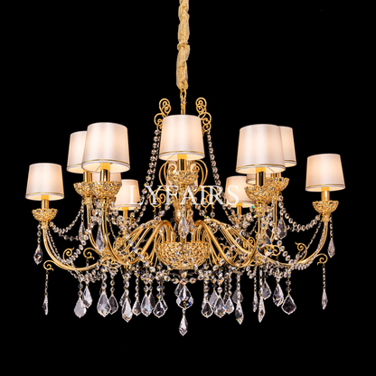 Baroque Revival  Crystal Chandelier with Jewelry-Level Craft and Crystals