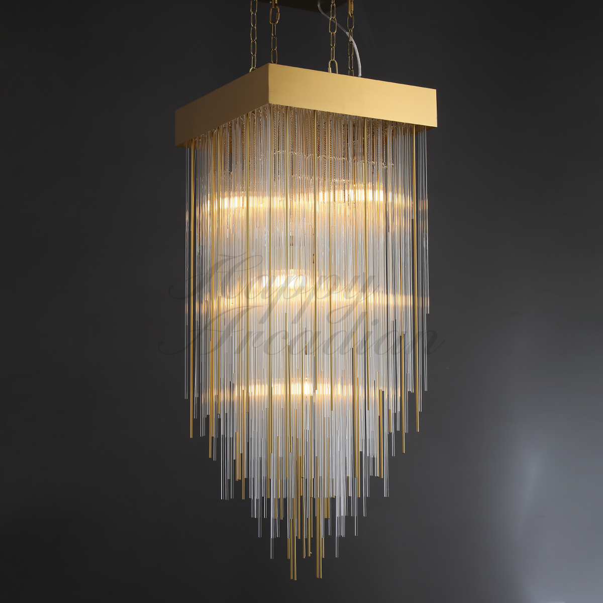 Siren Series Elegant Glass Chandelier Fixture Living Room